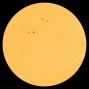 Sunspot AR3213 has a 'delta-class' magnetic field that harbors energy for X-class solar flares. [Photo courtesy of NASA SDO/HMI]
