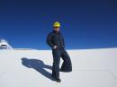 Here I am at the "center of the known universe." [Sterling Coffey, N0SSC, photo]