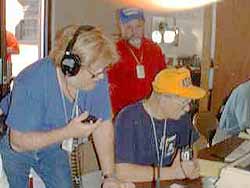 Hams staff the Franklin EOC